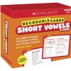 Phonics Word Study * | Scholastic Cards Decodable Short Vowels Cards, Set Of 125, Grades K-2