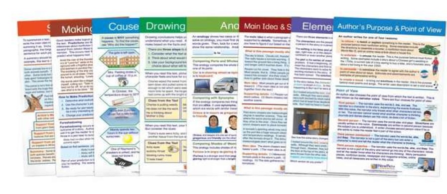 Comprehension * | Newpath Reading Comprehension Chart Set, Grades 4 To 8