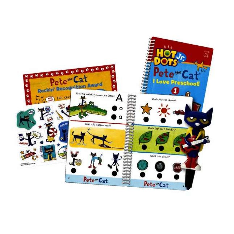 Comprehension * | Educational Insights Hot Dots Jr. Pete The Cat I Love Preschool! Set, Ages 3 And Above