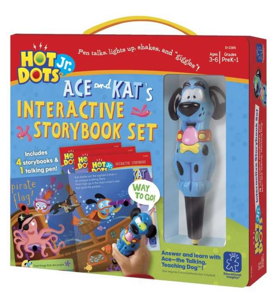 Comprehension * | Educational Insights Jr Story Book Kit, 4 Books With 1 Ace Pen