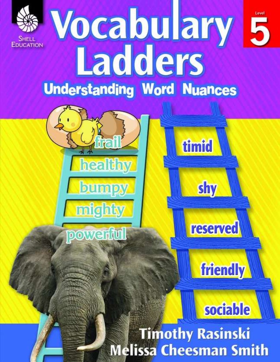 Vocabulary * | Shell Education Vocabulary Ladders: Understanding Word Nuances Book, Grade 5