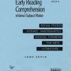 Comprehension * | Readng Comp, Erc Mrc Early Reading Comprehension, Answer Key, Book B