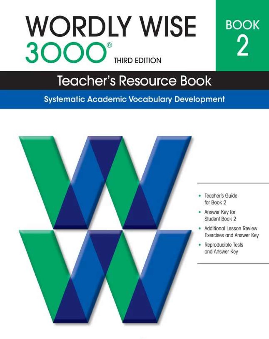 Vocabulary * | Wordly Wise 3000 Teacher'S Resource Book, 3Rd Edition, Grade 2