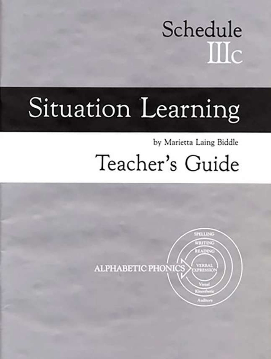 Phonics Word Study * | Alphabetic Phonics Situation Learning Teacher'S Guide, Schedule Iiic