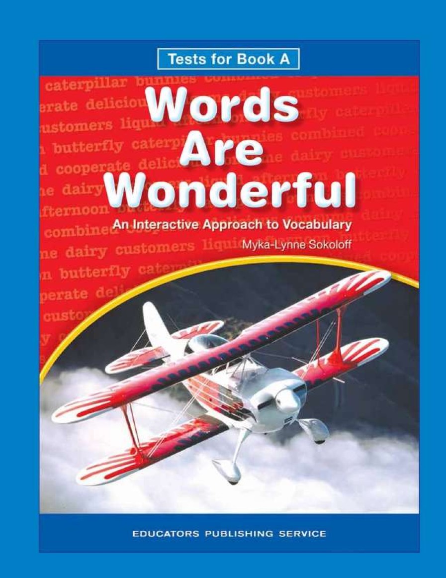 Vocabulary * | Words Are Wonderful, Book A, Test