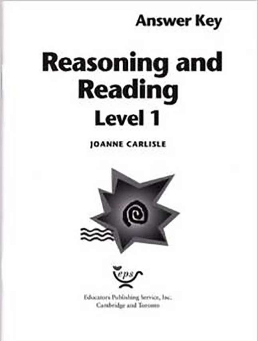 Comprehension * | Reasoning & Rdng New Reasoning And Reading, Level 1, Teacher'S Guide