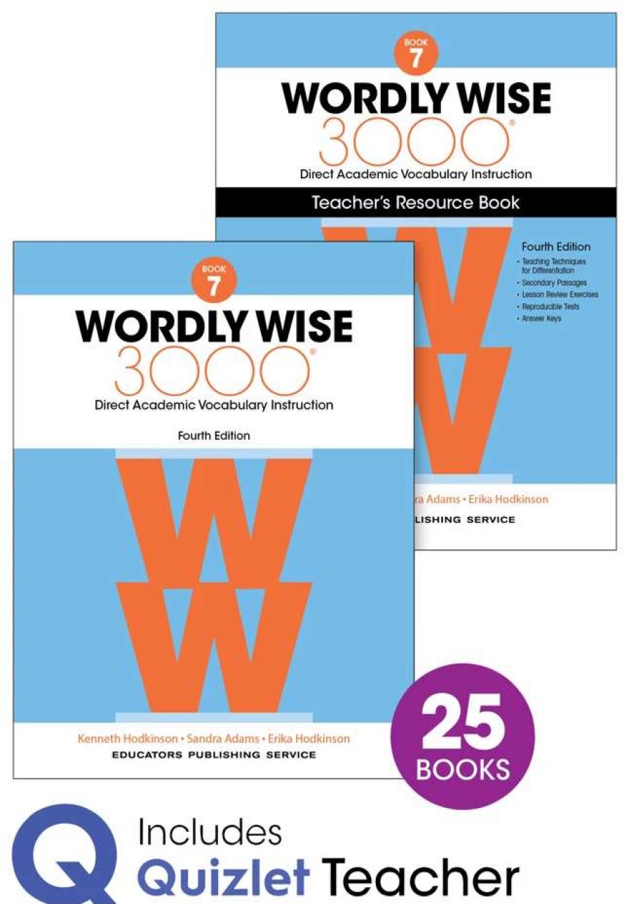 Vocabulary * | Wordly Wise 3000 Vocabulary Classroom Set With 25 Books, 4Th Edition, Grade 7