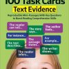 Comprehension * | Scholastic 100 Task Cards: Text Evidence, Grades 4 To 6