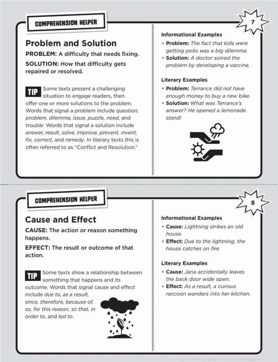 Comprehension * | Scholastic 100 Task Cards: Text Evidence, Grades 4 To 6