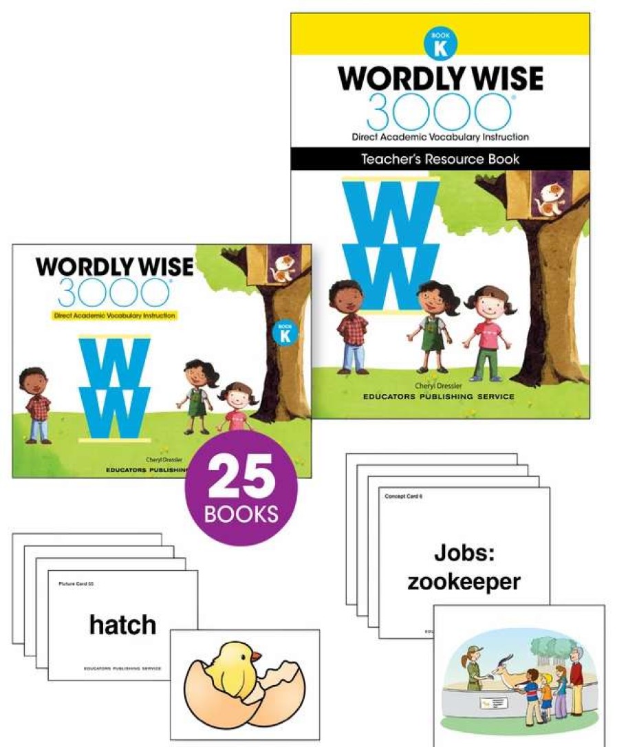 Vocabulary * | Wordly Wise 3000 Vocabulary Classroom Set With 25 Books, 4Th Edition, Grade K