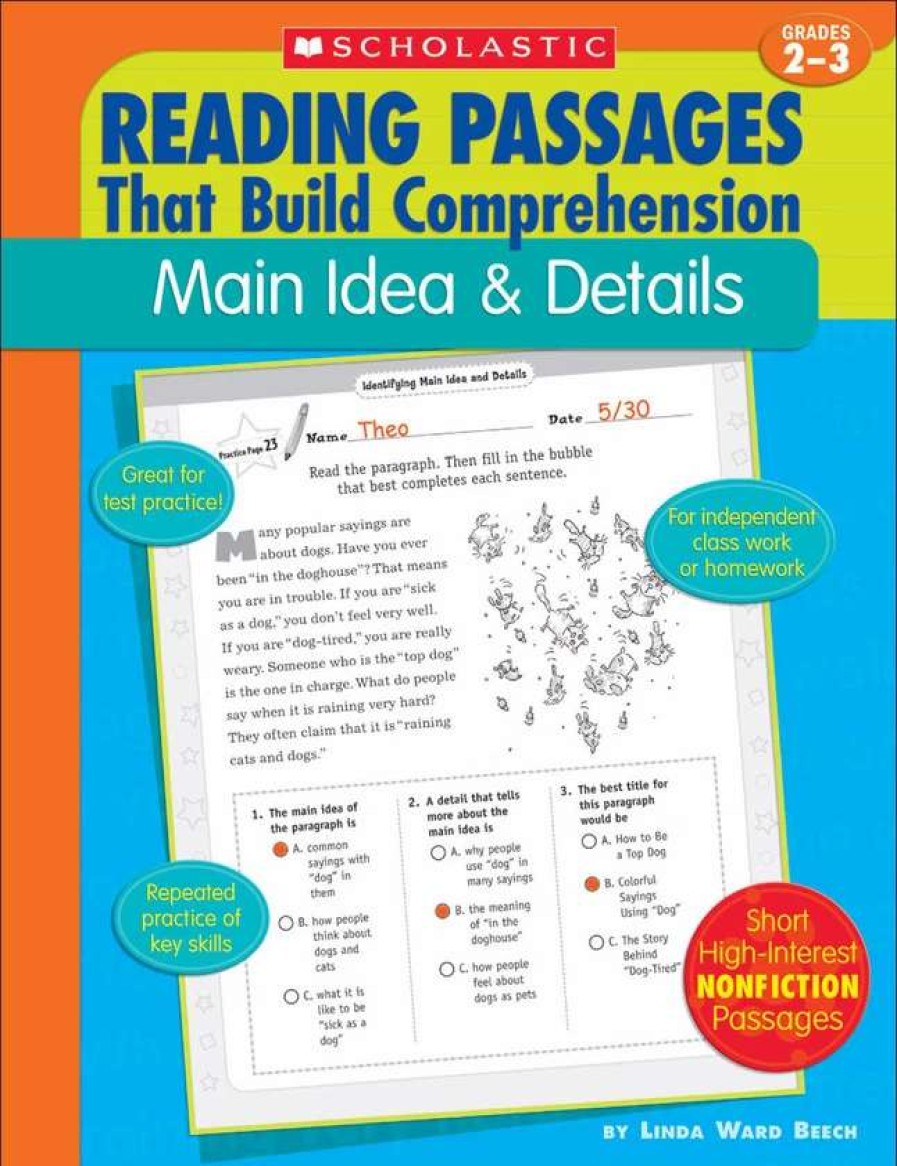 Comprehension * | Scholastic Reading Passages That Build Comprehension, Main Idea And Details