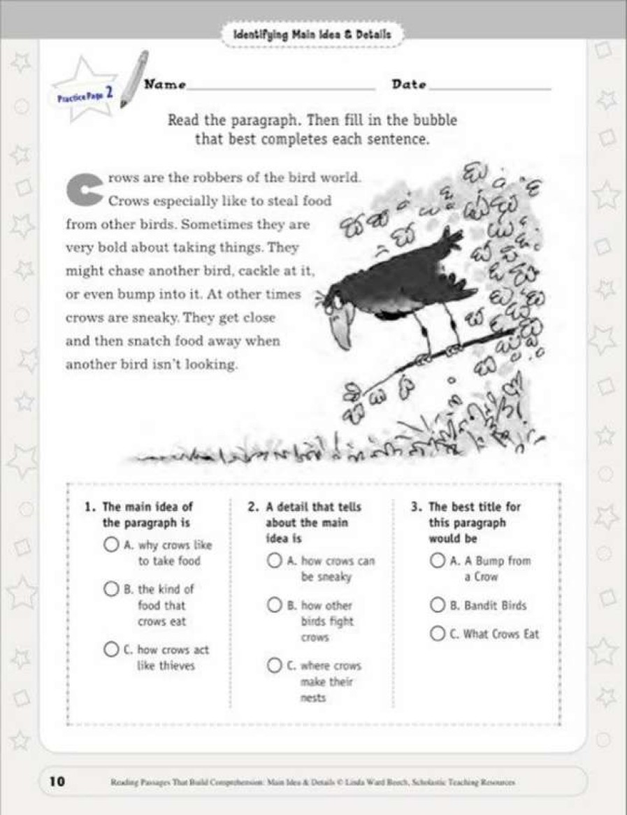 Comprehension * | Scholastic Reading Passages That Build Comprehension ...