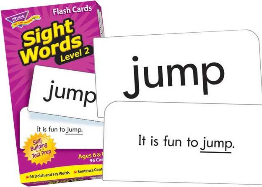 Phonics Word Study * | Trend Enterprises, Inc. Trend Leveled Sight Words Level 2 Flash Cards Set Of 96