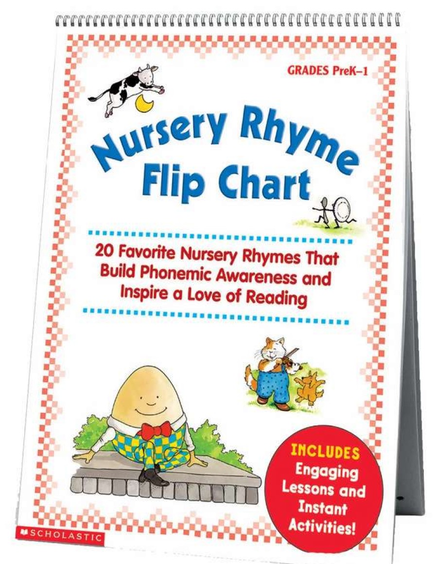 Phonics Word Study * | Scholastic Nursery Rhyme Flip Chart, Grades Prek To 1