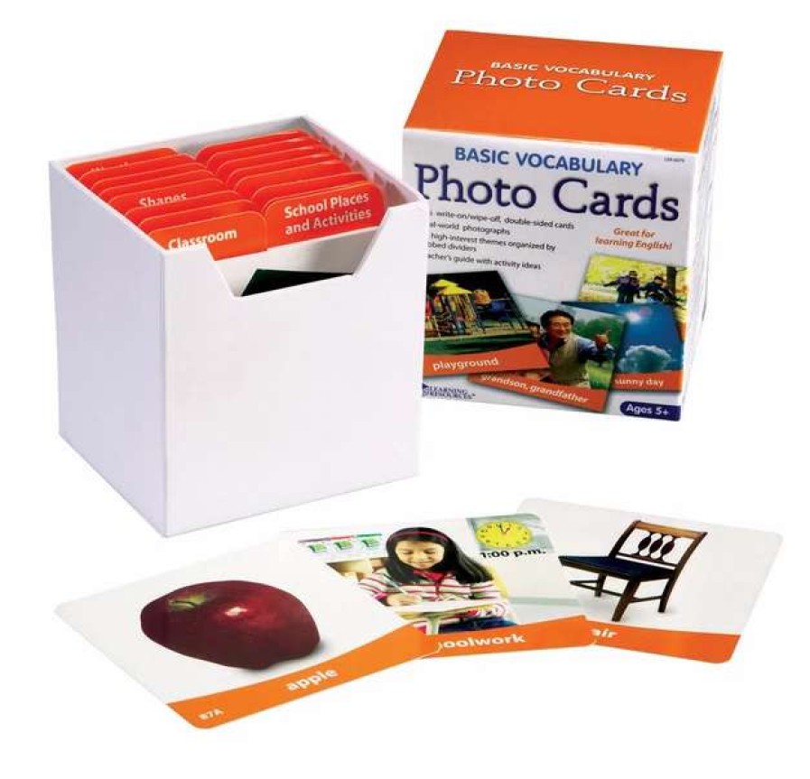 Vocabulary * | Learning Resources Basic Vocabulary Photo Cards, Set Of 156