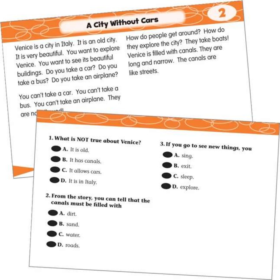 Comprehension * | Teacher Created Resources Power Pen Learning Cards Reading Comprehension, Grade 1