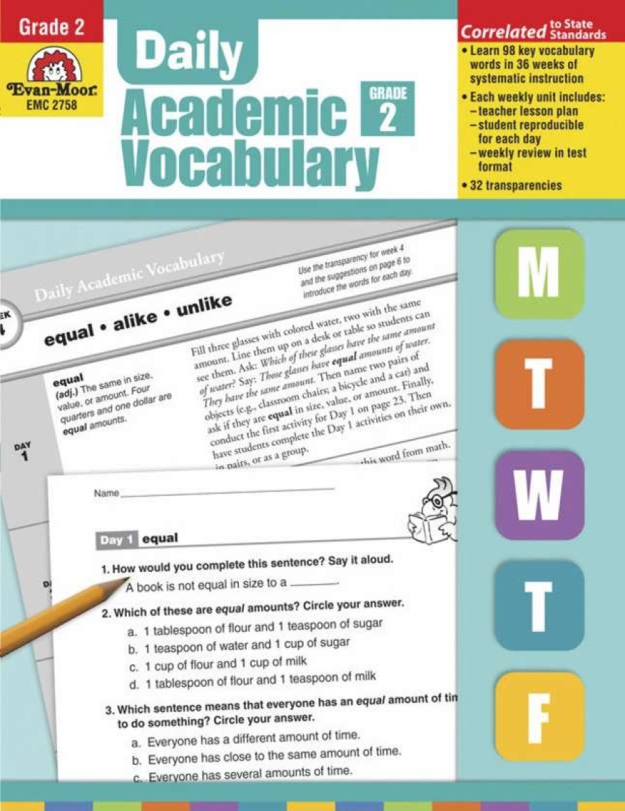 Vocabulary * | Evan-Moor Daily Academic Vocabulary, Grade 2 Teachers Edition