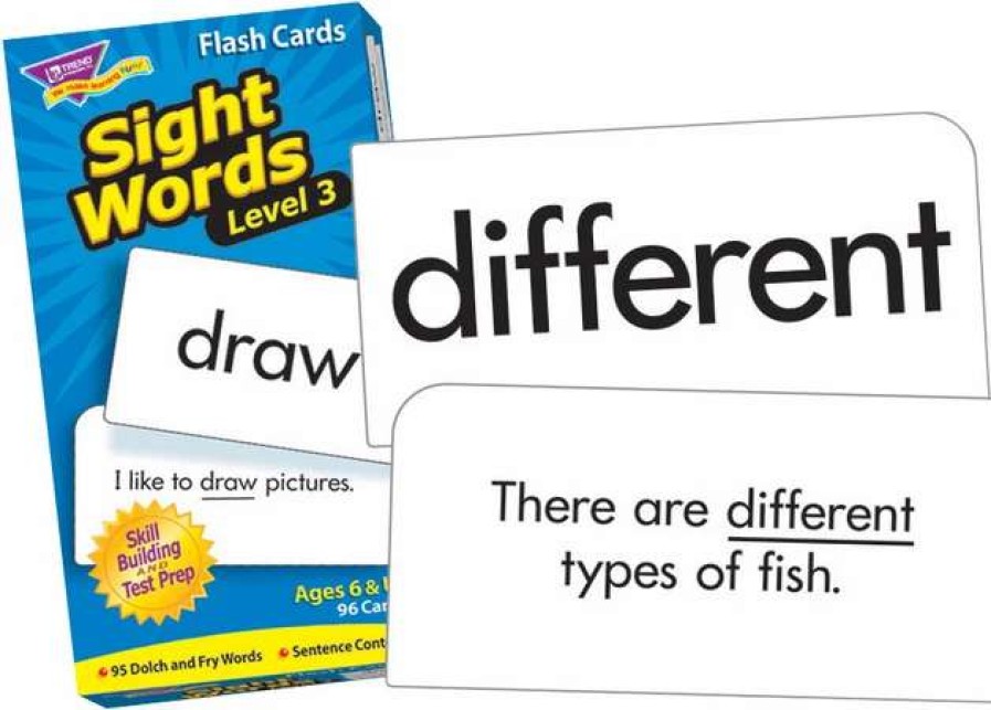 Phonics Word Study * | Trend Enterprises, Inc. Trend Leveled Sight Words Level 3 Flash Cards Set Of 96