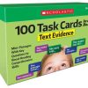 Comprehension * | Scholastic 100 Task Cards In A Box: Text Evidence, Grades 4 To 6