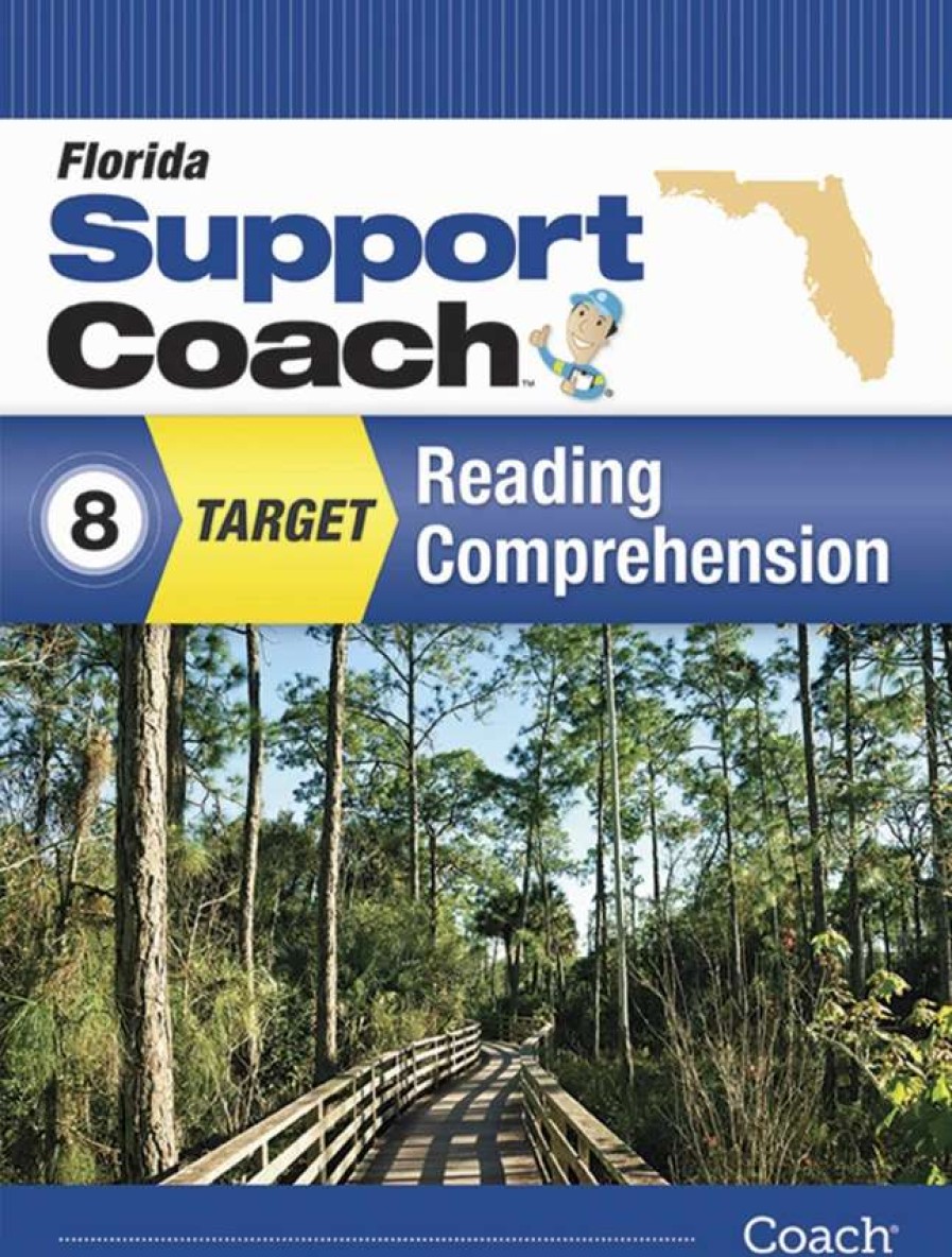 Comprehension * | Florida Support Coach Target: Reading Comprehension, Student Edition, Grade 8