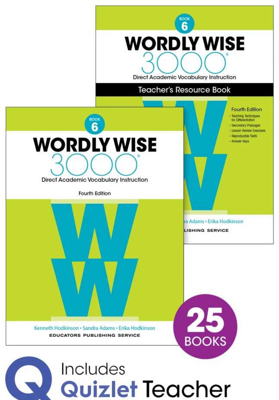 Vocabulary * | Wordly Wise 3000 Vocabulary Classroom Set With 25 Books, 4Th Edition, Grade 6