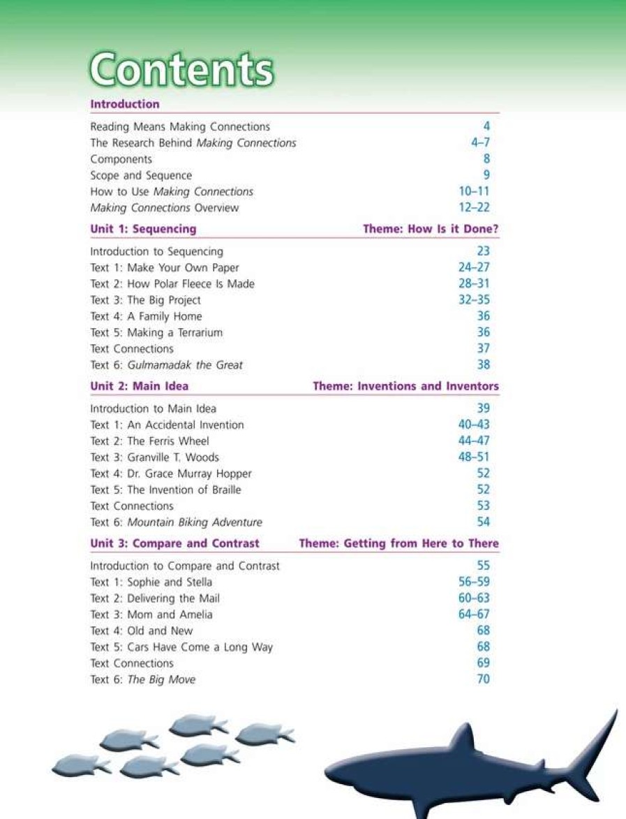 Comprehension * | Making Connections Teacher'S Edition Book 4, Reading Comprehension Instruction, Grade 4