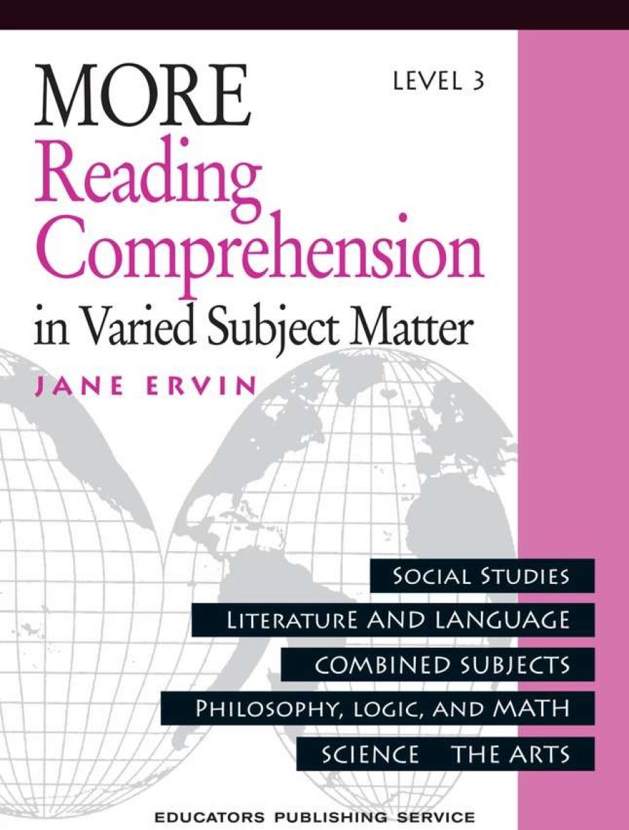 Comprehension * | Readng Comp, Erc Mrc More Reading Comprehension, Workbook, Level 3