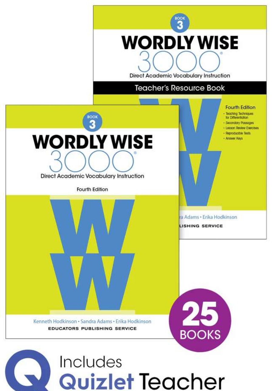 Vocabulary * | Wordly Wise 3000 Vocabulary Classroom Set With 25 Books, 4Th Edition, Grade 3