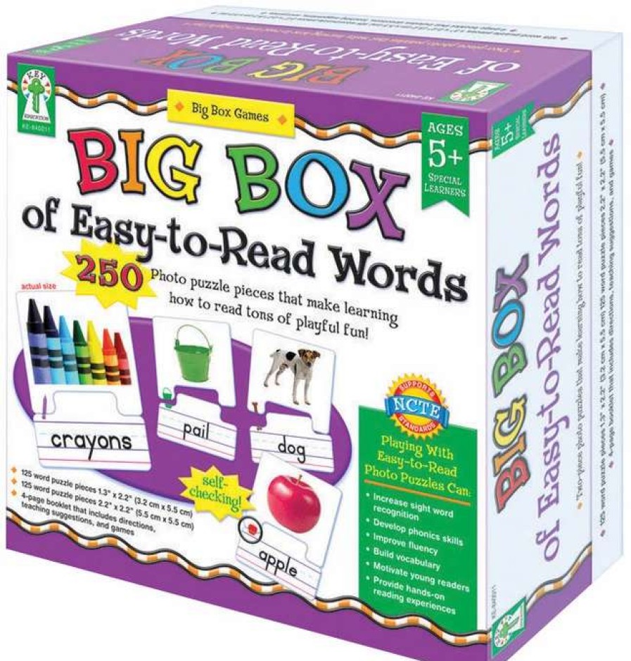 Phonics Word Study * | Carson Dellosa Key Education Big Box Of Easy-To-Read Words Game