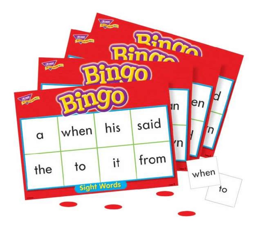 Phonics Word Study * | Trend Enterprises, Inc. Trend Enterprises Sight Words Bingo Set Of 46 Words And 36 Playing Cards