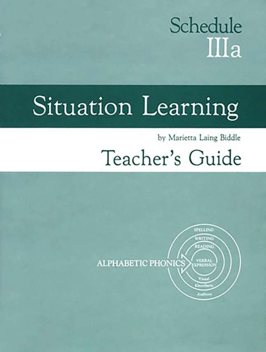 Phonics Word Study * | Alphabetic Phonics Situation Learning Teacher'S Guide, Schedule Iiia