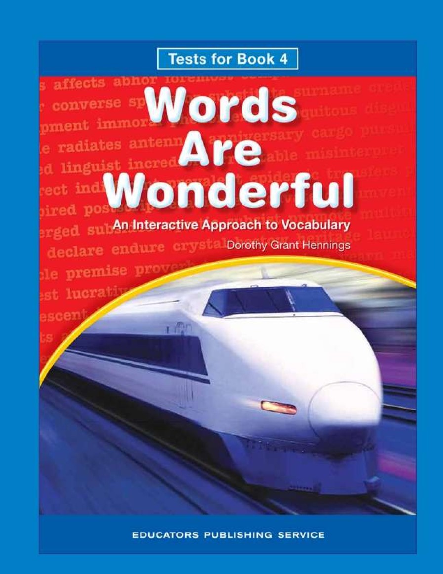 Vocabulary * | Words Are Wonderful, Book 4, Test