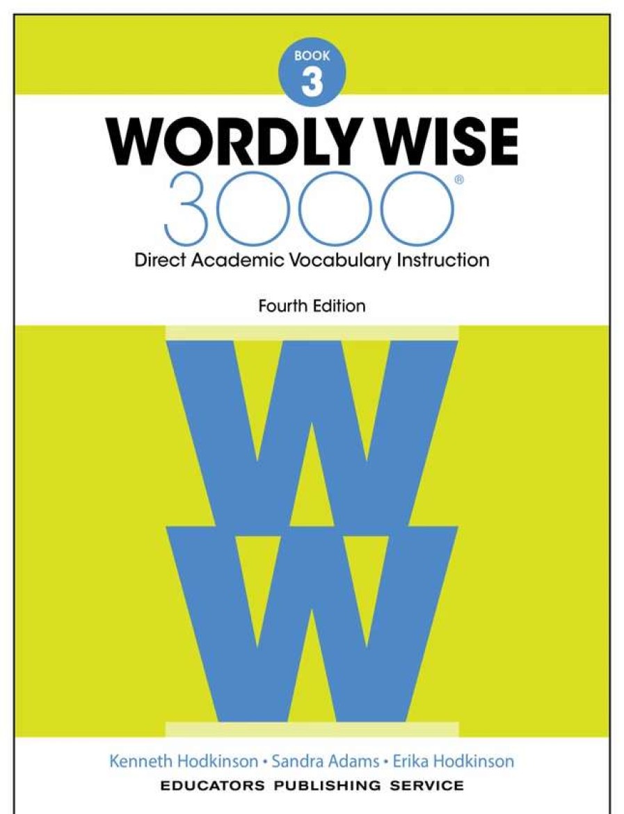 Vocabulary * | Wordly Wise 3000 Student Book, 4Th Edition, Grade 3