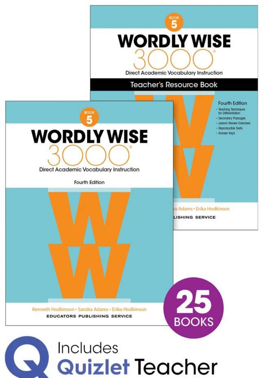 Vocabulary * | Wordly Wise 3000 Vocabulary Classroom Set With 25 Books, 4Th Edition, Grade 5