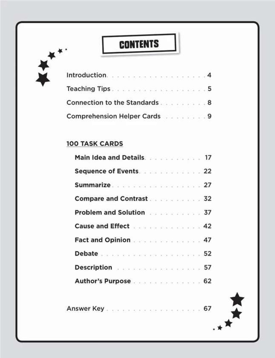 Comprehension * | Scholastic 100 Task Cards: Informational Text, Grades 4 To 6