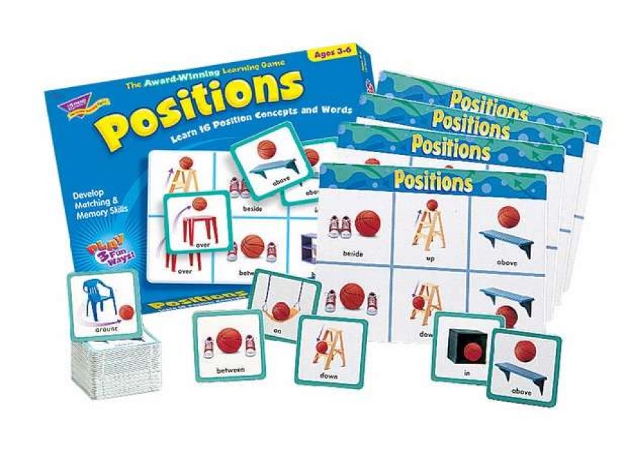 Phonics Word Study * | Trend Enterprises, Inc. Trend Enterprises Positions Match Me Game Set Of 16 Position Concepts And Photographs