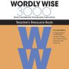 Vocabulary * | Wordly Wise 3000 Teacher'S Resource Book, 4Th Edition, Grade 8