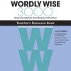 Vocabulary * | Wordly Wise 3000 Teacher'S Resource Book, 4Th Edition, Grade 9