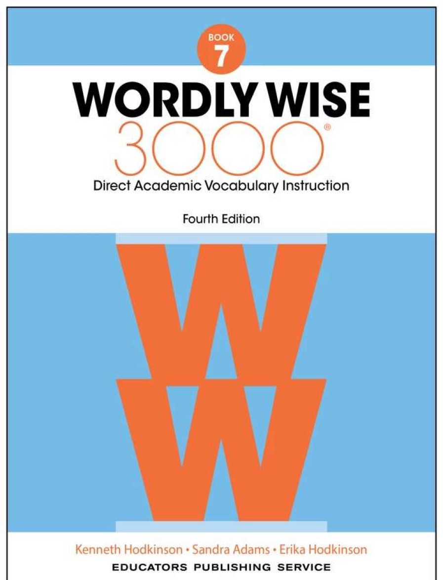 Vocabulary * | Wordly Wise 3000 Student Book, 4Th Edition, Grade 7