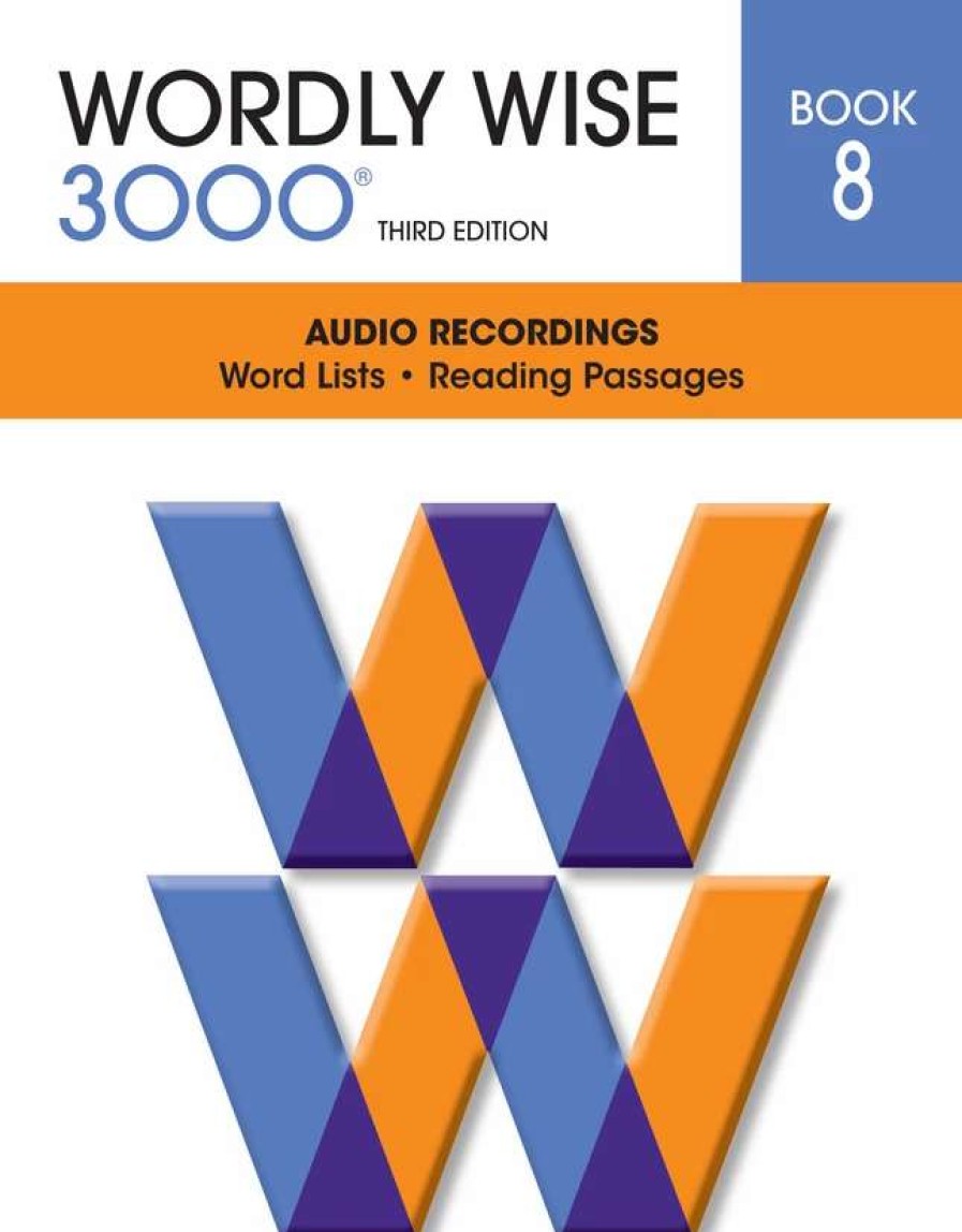 Vocabulary * | Wordly Wise 3000 3Rd Edition, Book 8, Audio Cd, Set Of 3