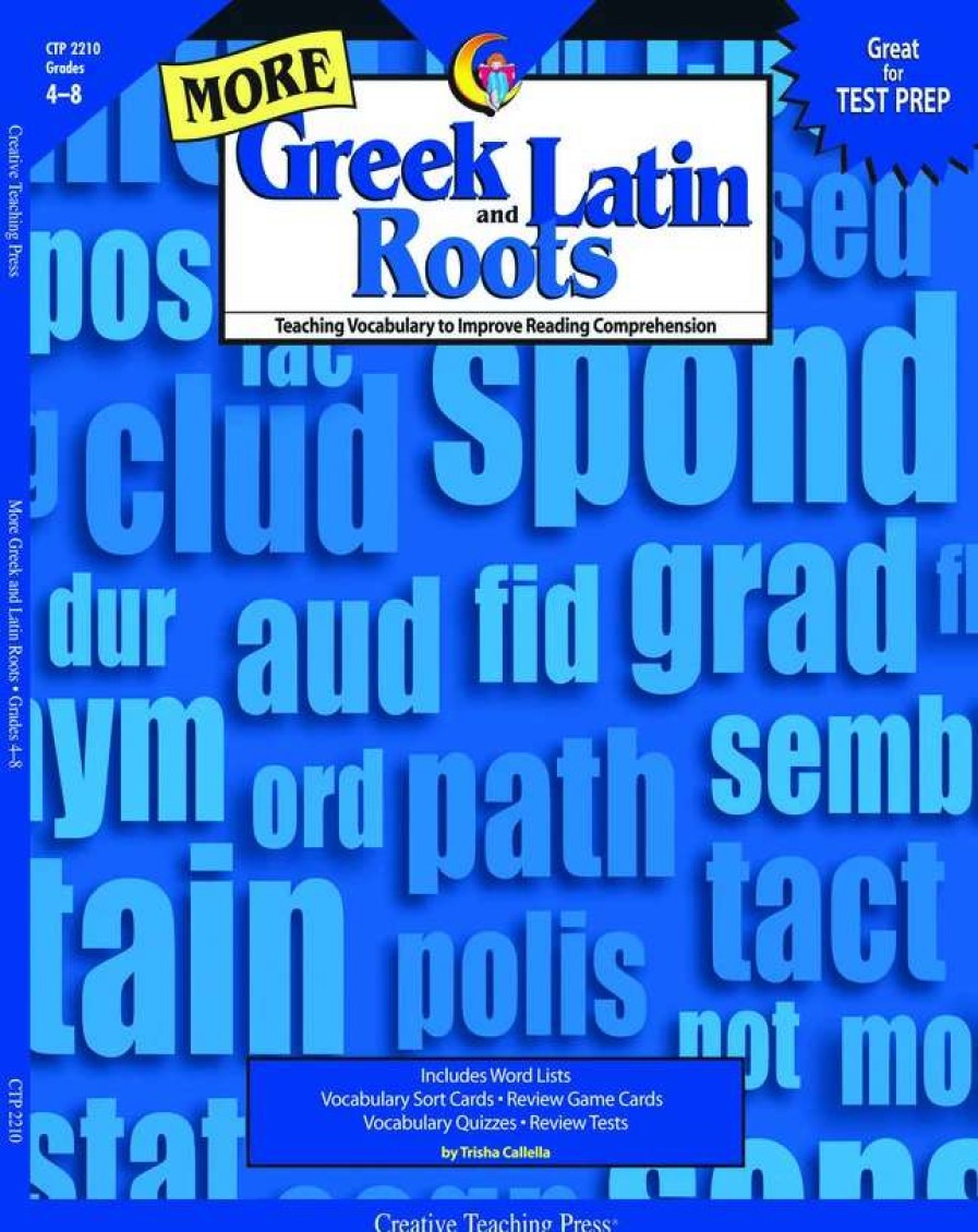 Vocabulary * | Creative Teaching Press More Greek And Latin Root Words Workbook, Grades 4 To 8