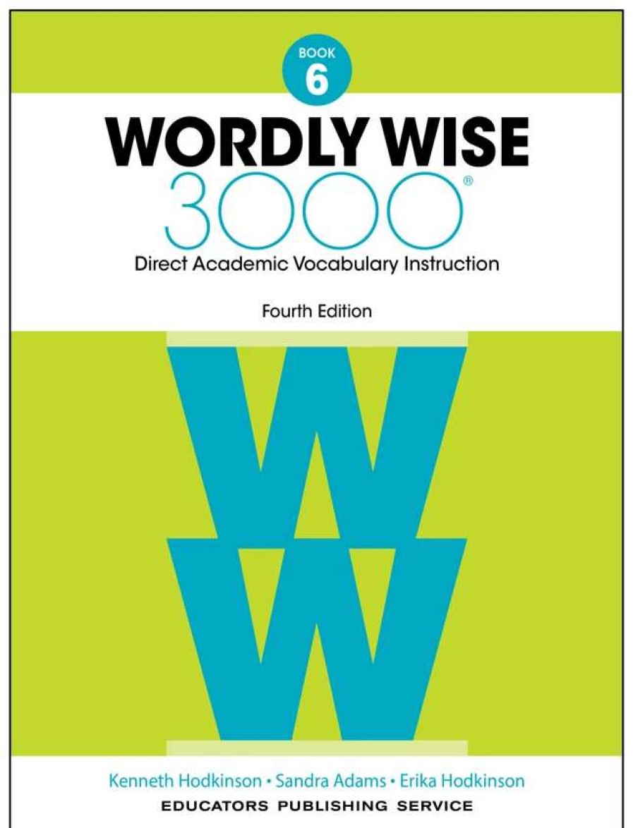 Vocabulary * | Wordly Wise 3000 Student Book, 4Th Edition, Grade 6