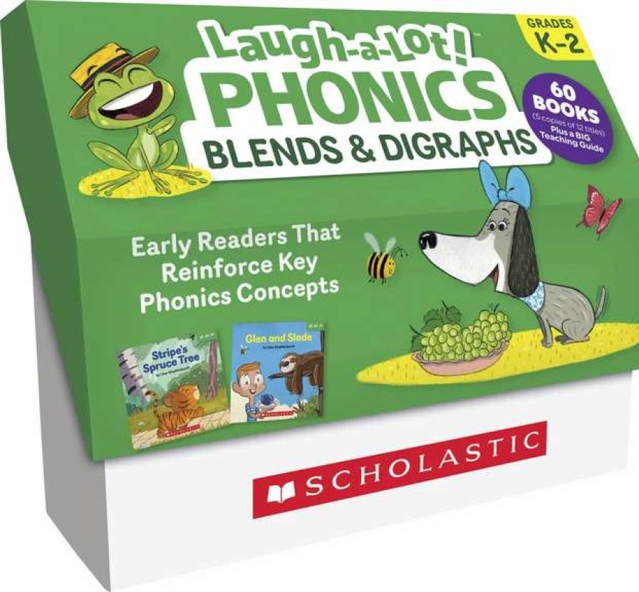 Phonics Word Study * | Scholastic Books Laugh-A-Lot Phonics Blends And Digraphs Class Set, 60 Readers, Grades Prek-2