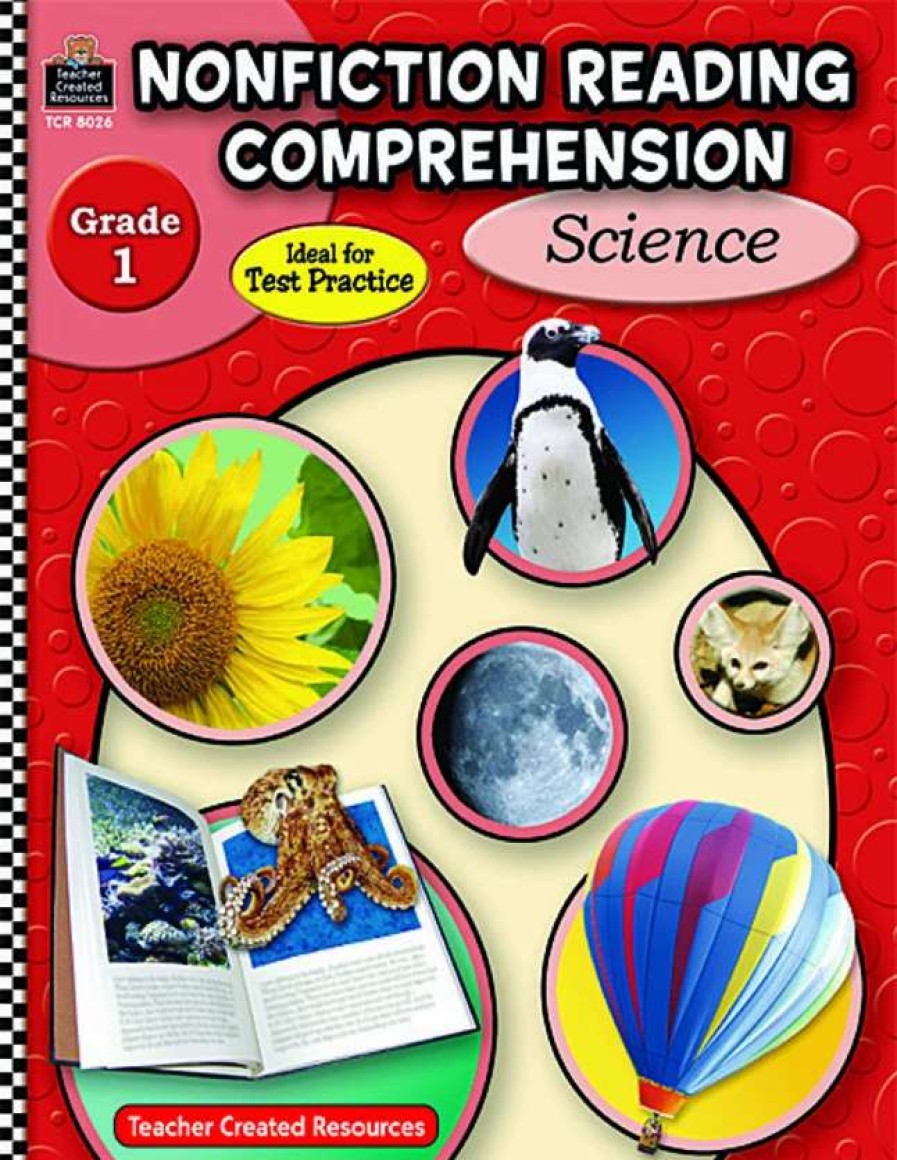 Comprehension * | Teacher Created Resources Non-Fiction Reading Comprehension: Science Activity Book, Grade 1-2, 144 Pages