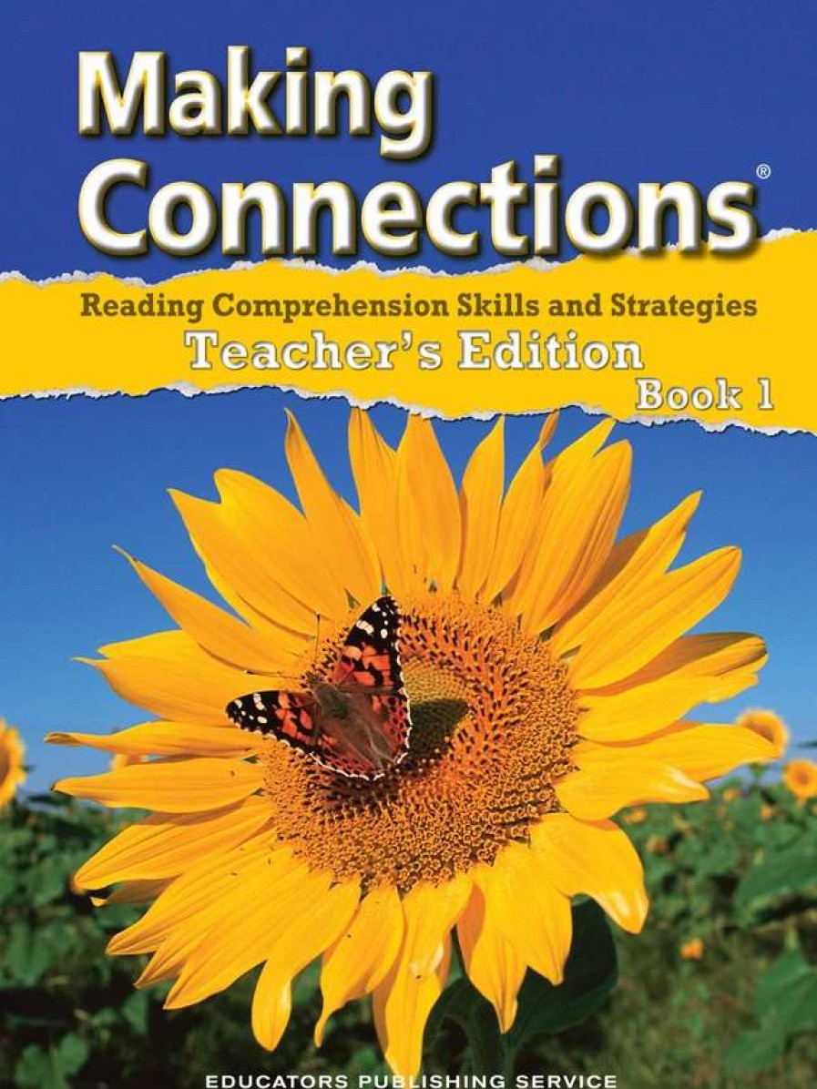 Comprehension * | Making Connections Teacher'S Edition Book 1, Reading Comprehension Instruction, Grade 1