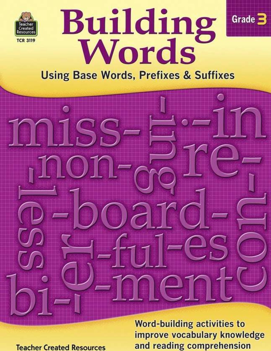 Phonics Word Study * | Teacher Created Resources Building Words Workbook, Grade 3