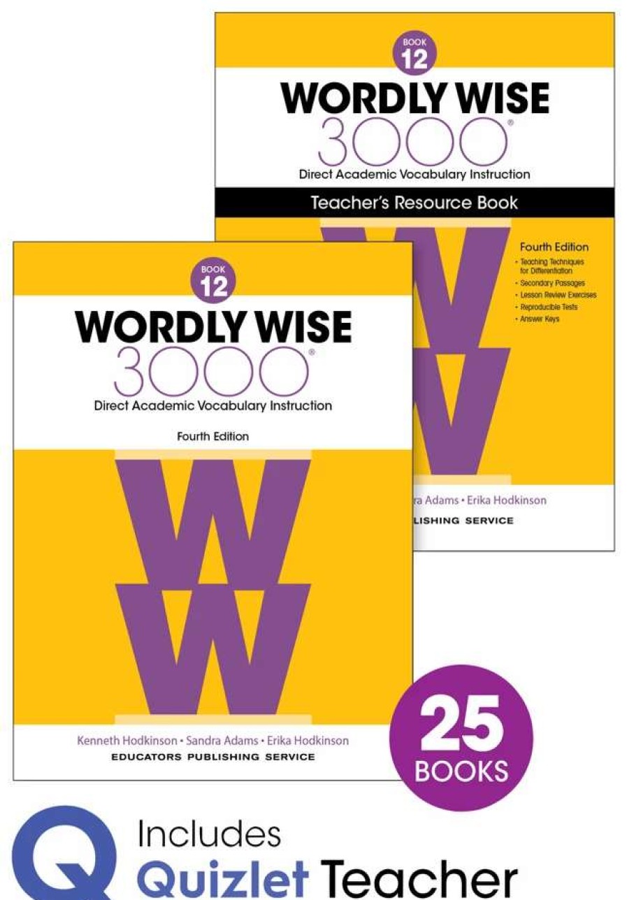 Vocabulary * | Wordly Wise 3000 Vocabulary Classroom Set With 25 Books, 4Th Edition, Grade 12